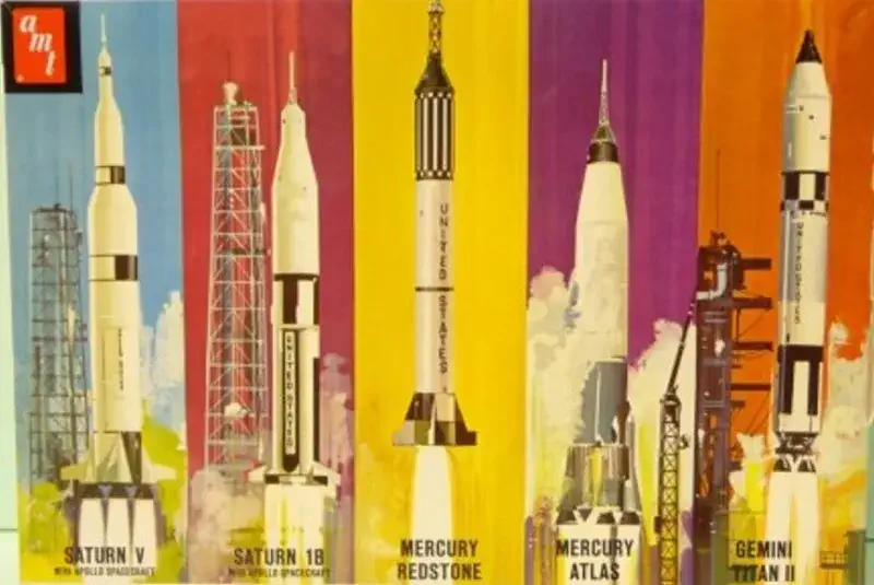 A comparison of several rockets used to send spacecraft, including the Apollo rockets, into space